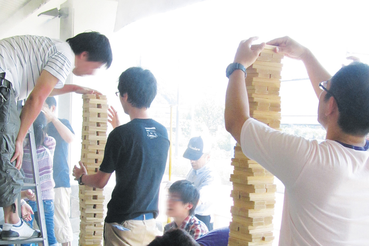 【イベント】かまぼこ板積み選手権